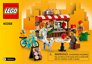 Preview for alternative construction for LEGO® Set 40358-1 - Number 1 BI 3010/48-65G, 40358, V17