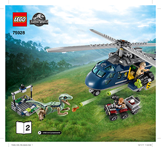 Preview for alternative construction for LEGO® Set 75928-1 - Number 3 BI 3017, 72+4/65+115G, 75928 2/2 V29