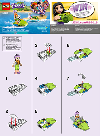 Preview for alternative construction for LEGO® Set 30410-1 - Number 2 BI 2002/ 2, 30410 V39