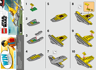 Preview for alternative construction for LEGO® Set 30383-1 - Number 2 BI 2002/ 2, 30383 V39