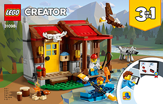 Preview for alternative construction for LEGO® Set 31098-1 - Number 1 BI 3101, 80+4/65+115G, 31098 1/3 V29