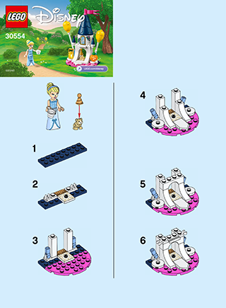 Preview for alternative construction for LEGO® Set 30554-1 - Number 1 BI 2002/ 2, 30554 V29