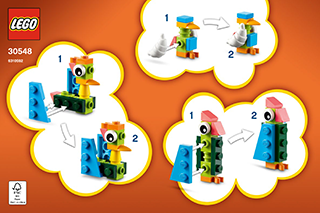 Preview for alternative construction for LEGO® Set 30548-1 - Number 1 BI 2001/ 2, 30548 V29