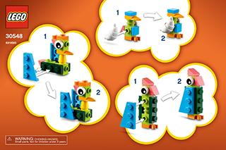 Preview for alternative construction for LEGO® Set 30548-1 - Number 2 BI 2001/ 2, 30548 V39