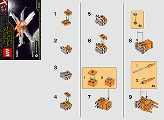 Preview for alternative construction for LEGO® Set 30386-1 - Number 1 BI 2002/ 2, 30386 V29