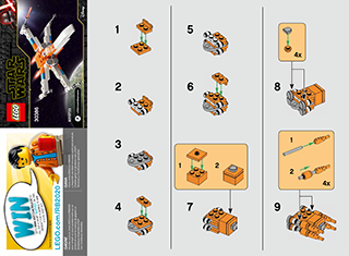 Preview for alternative construction for LEGO® Set 30386-1 - Number 2 BI 2002/ 2, 30386 V39