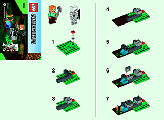 Preview for alternative construction for LEGO® Set 30394-1 - Number 1 BI 2002/ 2, 30394 V29