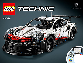 Preview for alternative construction for LEGO® Set 42096-1 - Number 2 BI 3019/292+4/65+200G, 42096 V39/V142