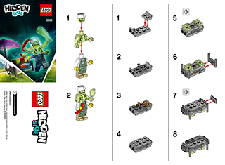 Preview for alternative construction for LEGO® Set 30463-1 - Number 1 BI 2002/ 2, 30463 V29