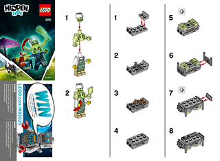 Preview for alternative construction for LEGO® Set 30463-1 - Number 2 BI 2002/ 2, 30463 V39