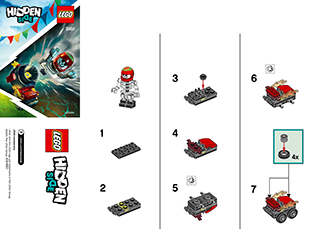 Preview for alternative construction for LEGO® Set 30464-1 - Number 1 BI 2002/ 2, 30464 V29