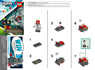 Preview for alternative construction for LEGO® Set 30464-1 - Number 2 BI 2002/ 2, 30464 V39