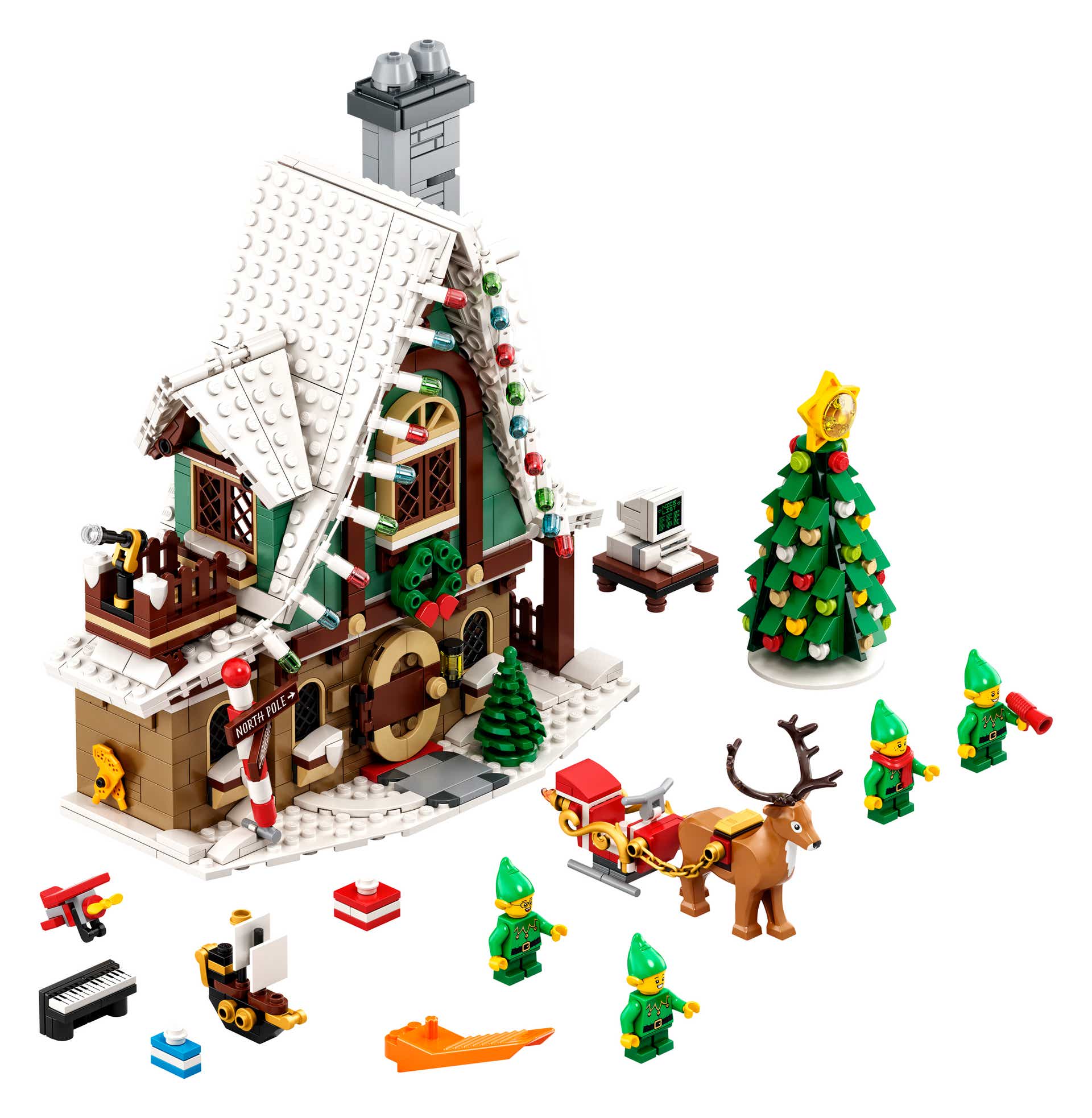 Build the LEGO® Elf Club House and Bring the Magic of Christmas Into