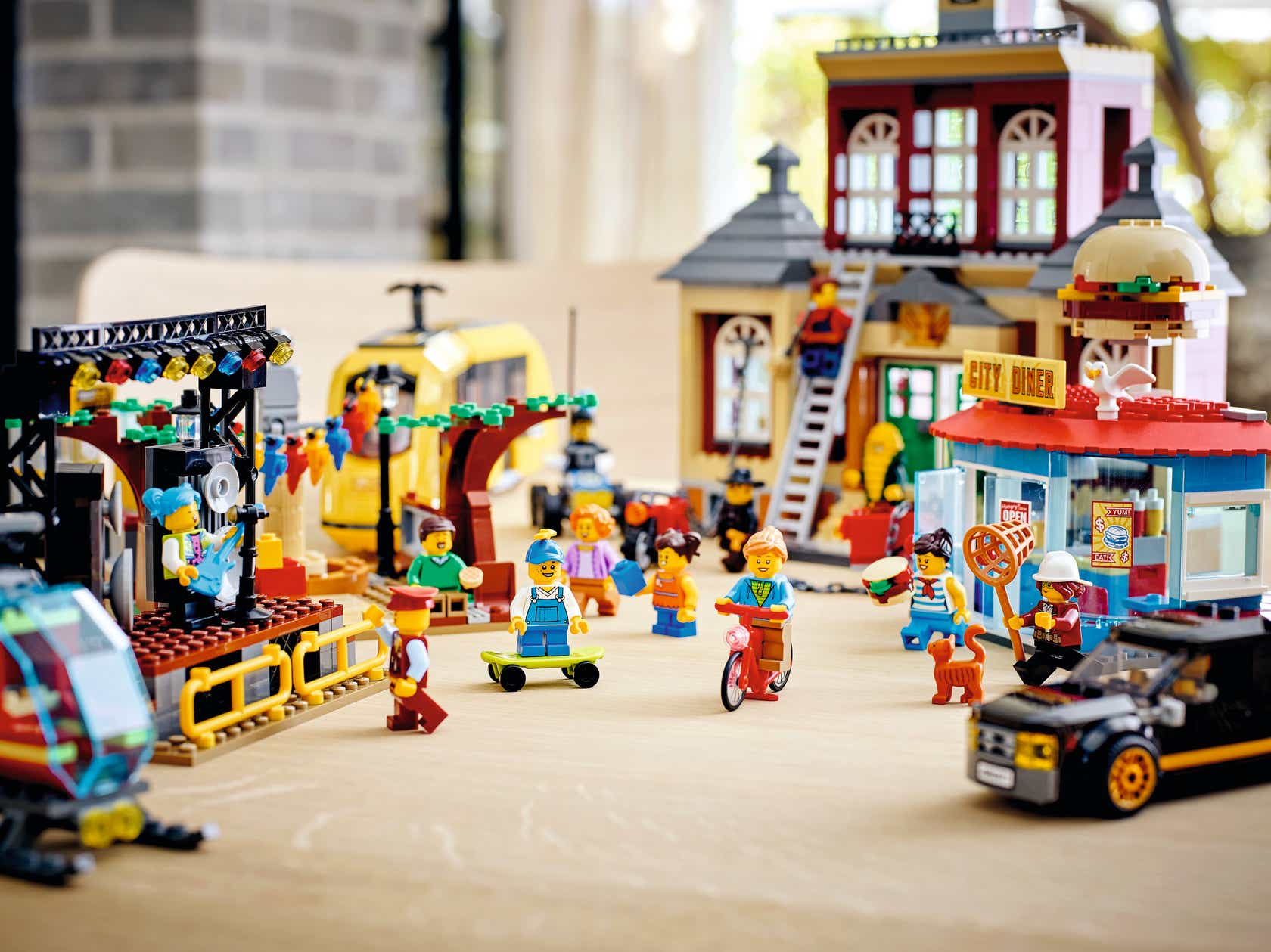 LEGO City Main Square 60271 Set - Available September 2020 â Toys N Bricks
