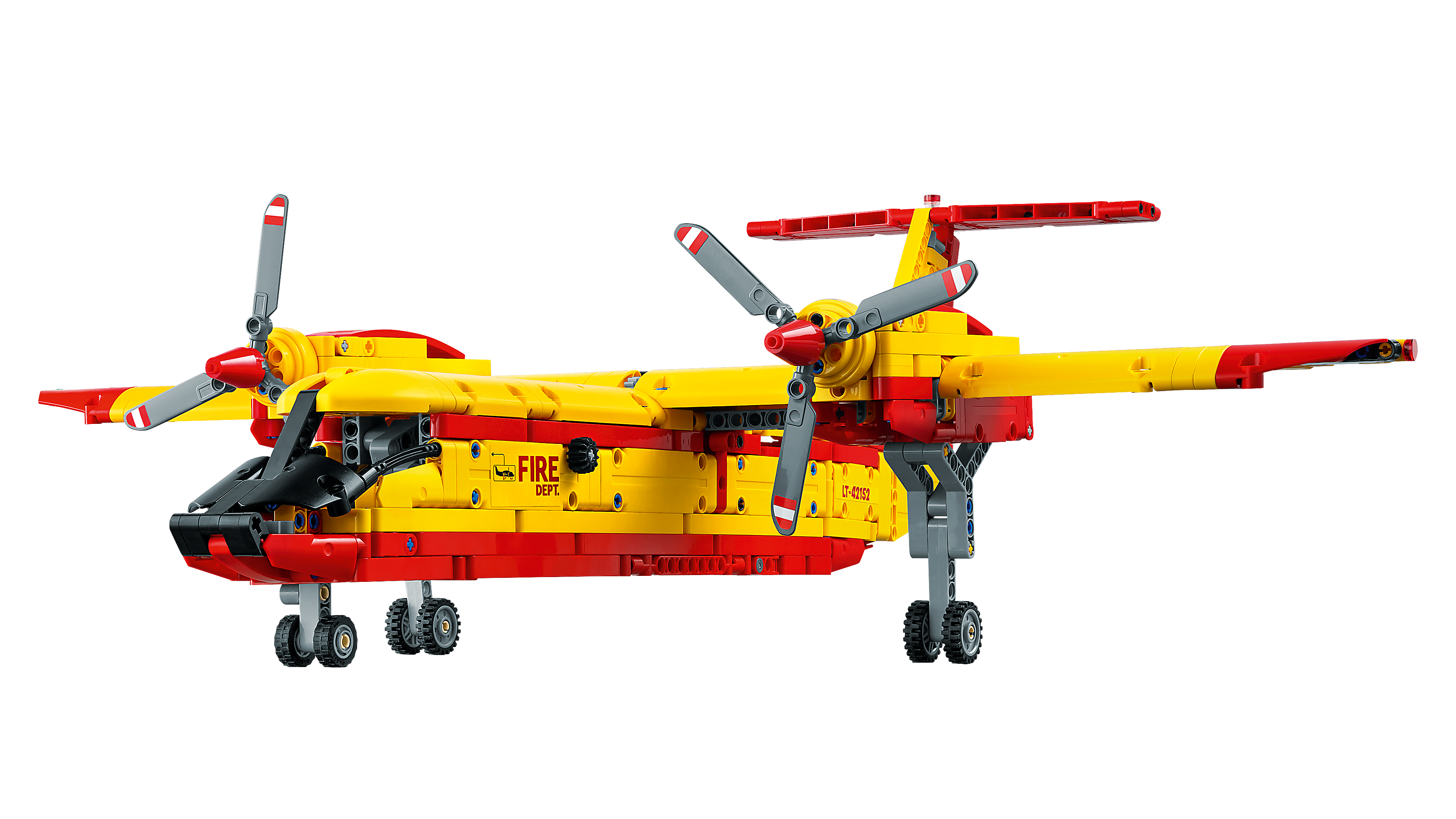 LEGO 42152 Technic L'Avion de Lutte Contre l'Incendie, Jouet Pompier à  Construire, Maquette pour Enfants Dès 10 Ans pour Noël, Jeu Éducatif, Cadeau