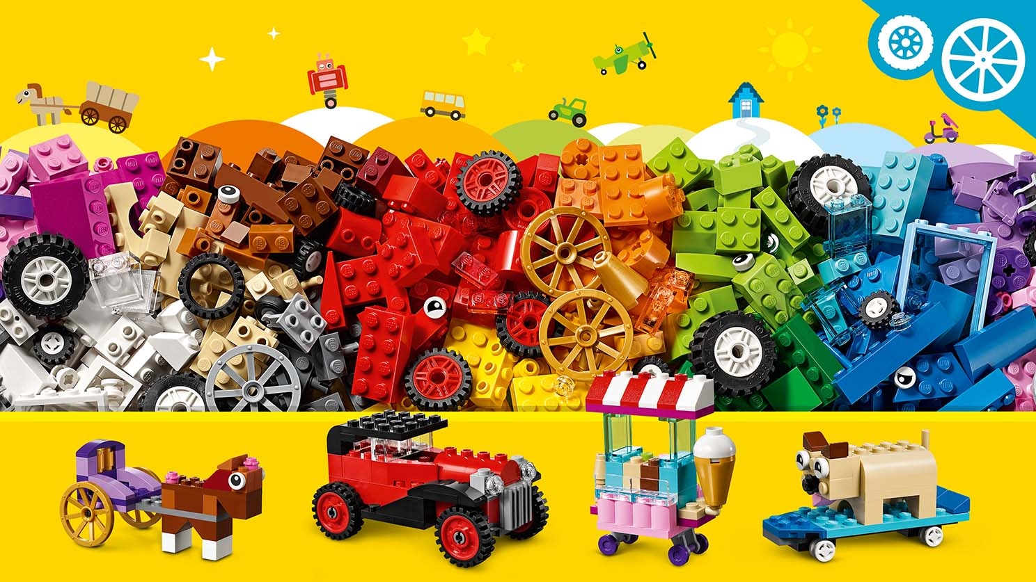 アイデアパーツ＜タイヤセット＞ - ビデオ - LEGO.comキッズ