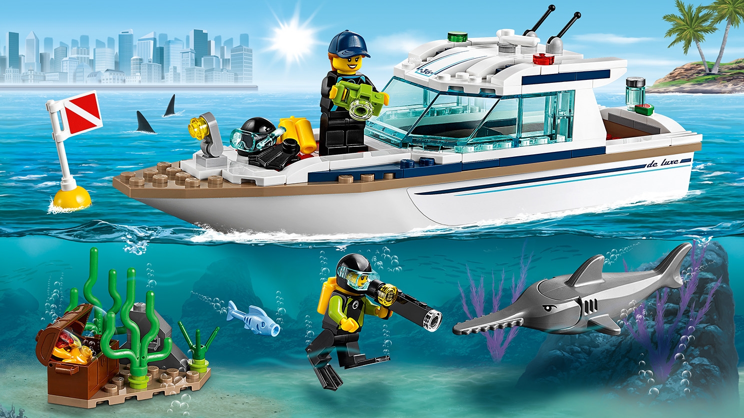 Diving Yacht 60221 - LEGO® City Sets 
