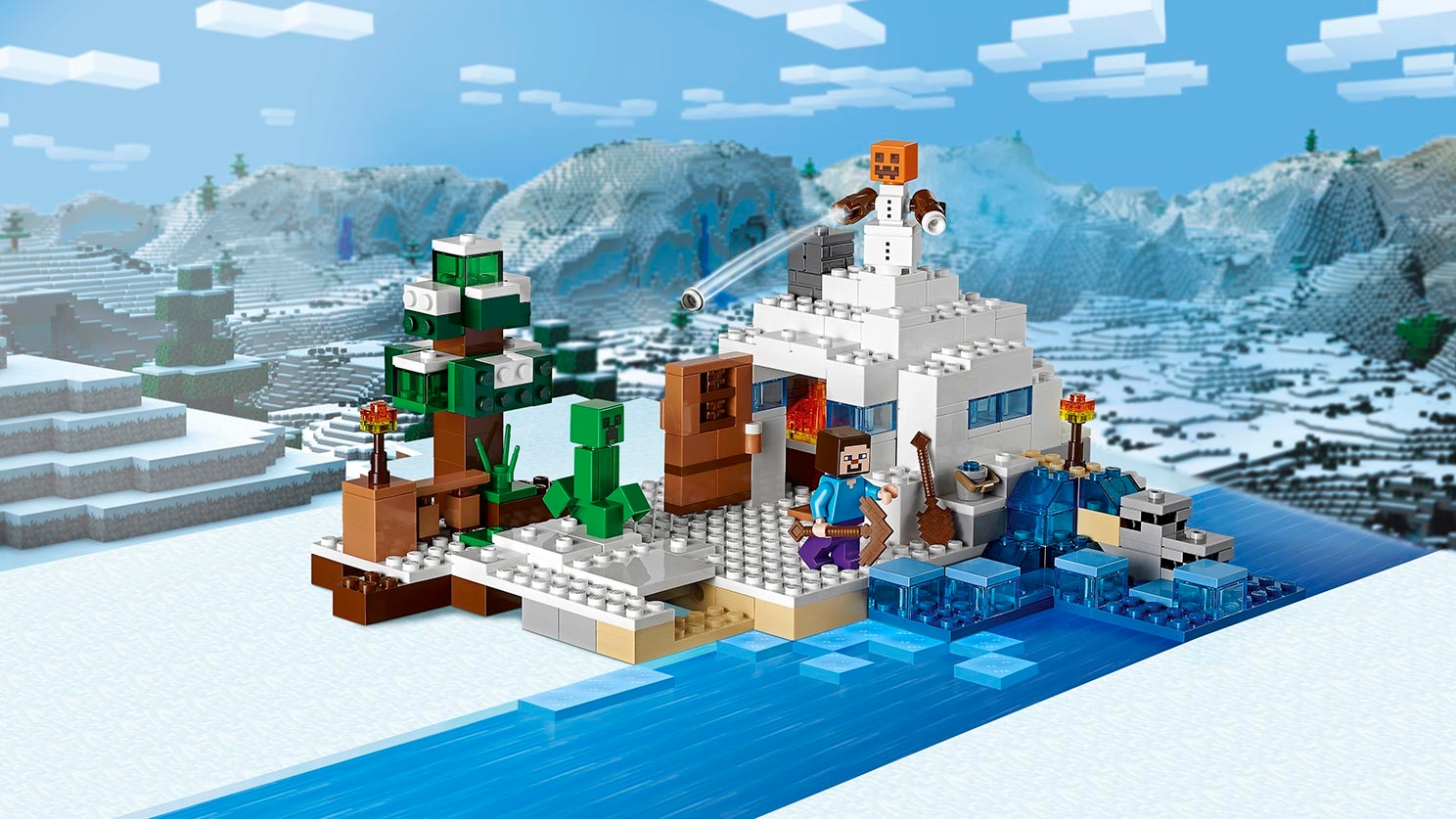 The Snow Hideout 21120 - LEGO® Minecraft™ Sets - LEGO.com for kids