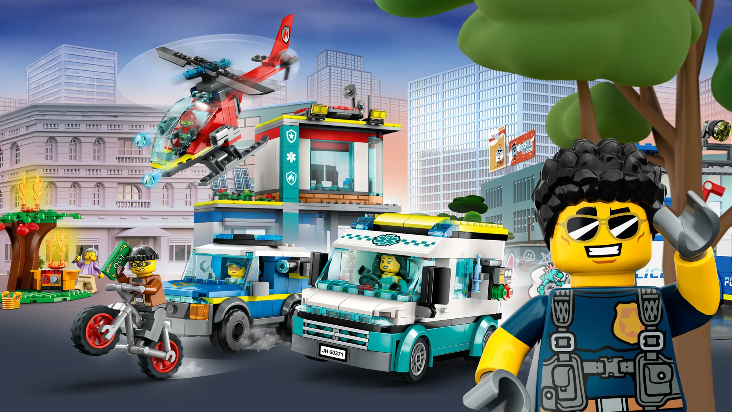 Jeux de construction Lego City - Downtown, Affiches, cadeaux, merch