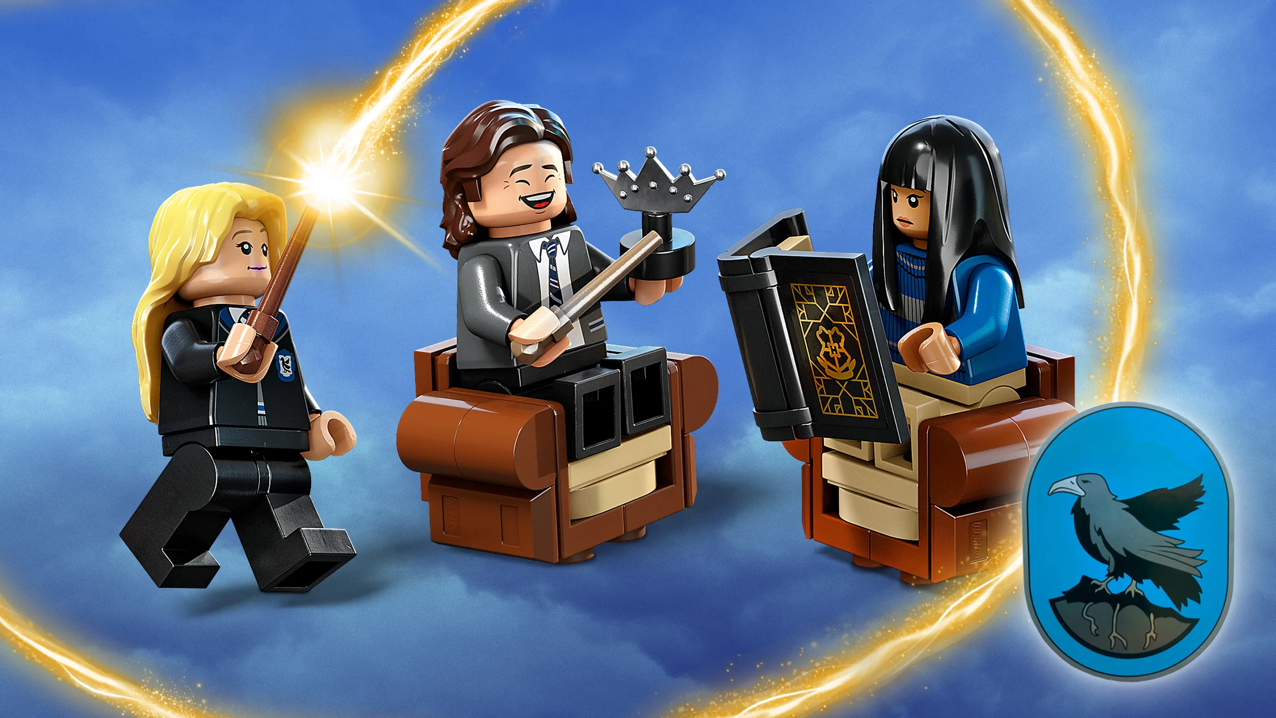 LEGO - Harry Potter - Estandarte da Casa Ravenclaw e Mini Figuras