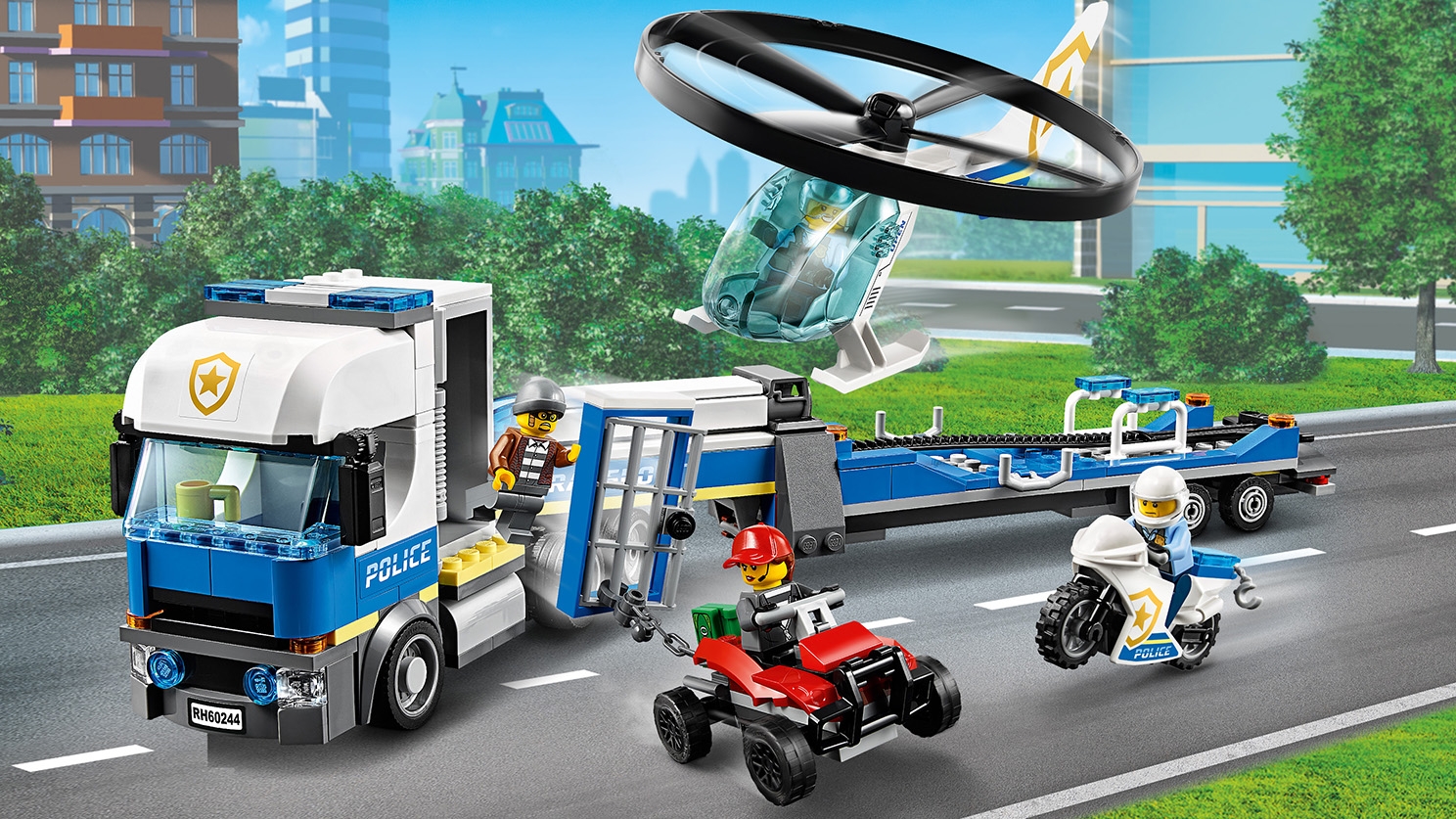 petulance hver dag is Police Helicopter Transport 60244 - LEGO® City Sets - LEGO.com for kids