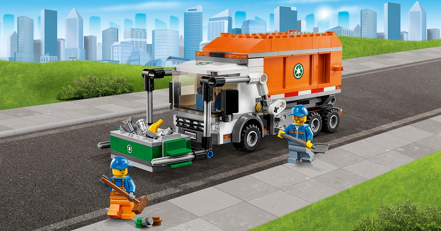 Notice / Instructions de Montage - LEGO - City - 60118 - Le camion poubelle