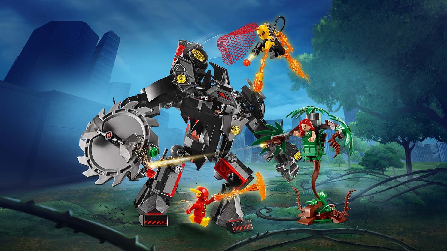 Batman™ Mech vs. Poison Ivy™ Mech 76117 - LEGO® DC Sets  for kids