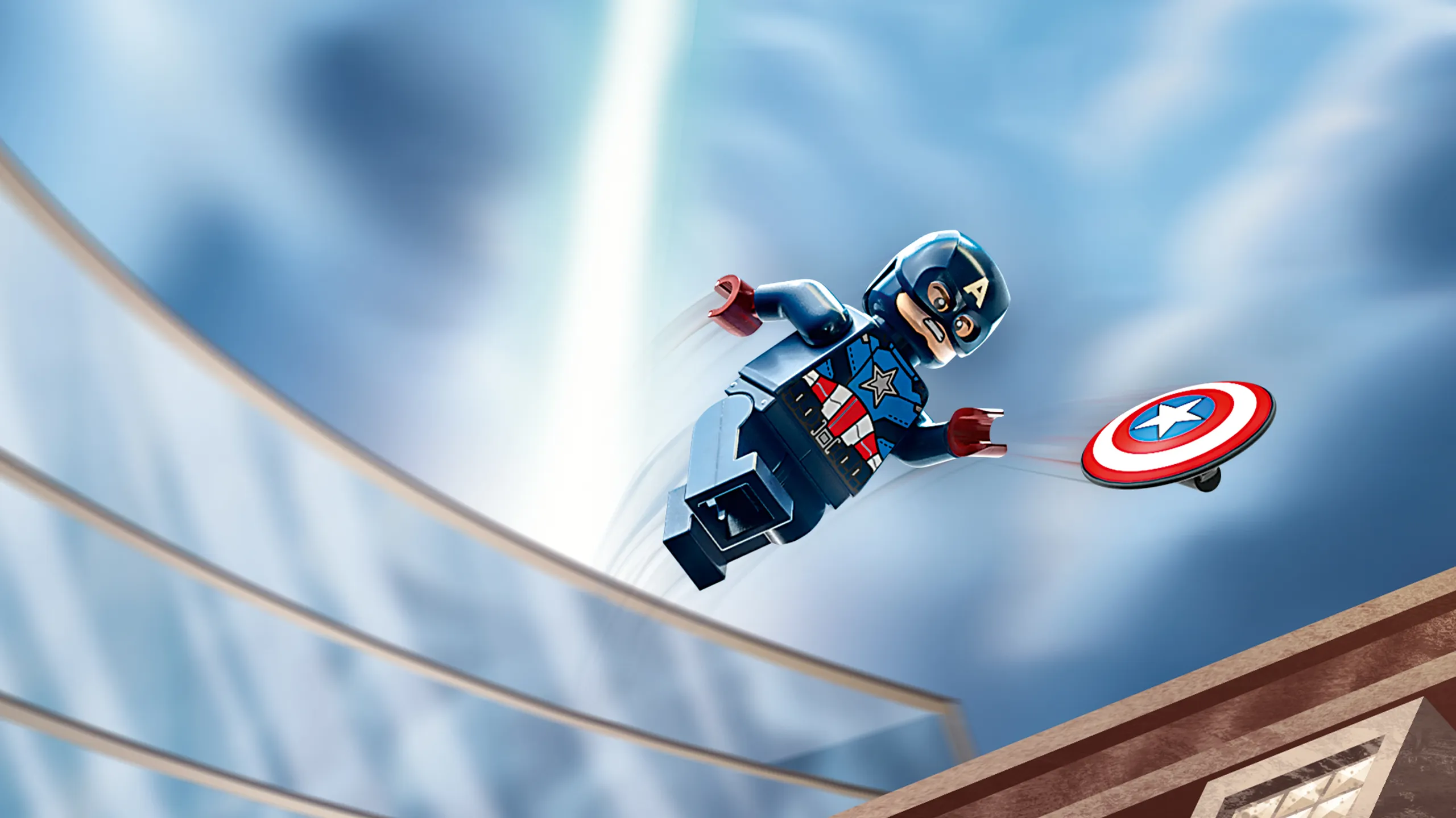 New Captain America Minifigure Marvel Super Heroes Lego Avengers