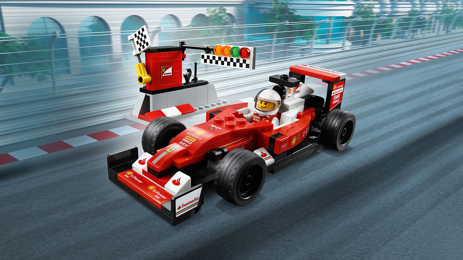 スクーデリア・フェラーリ SF16-H - ビデオ - LEGO.comキッズ