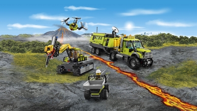 火山調査基地 60124 - レゴ®シティ セット - LEGO.comキッズ