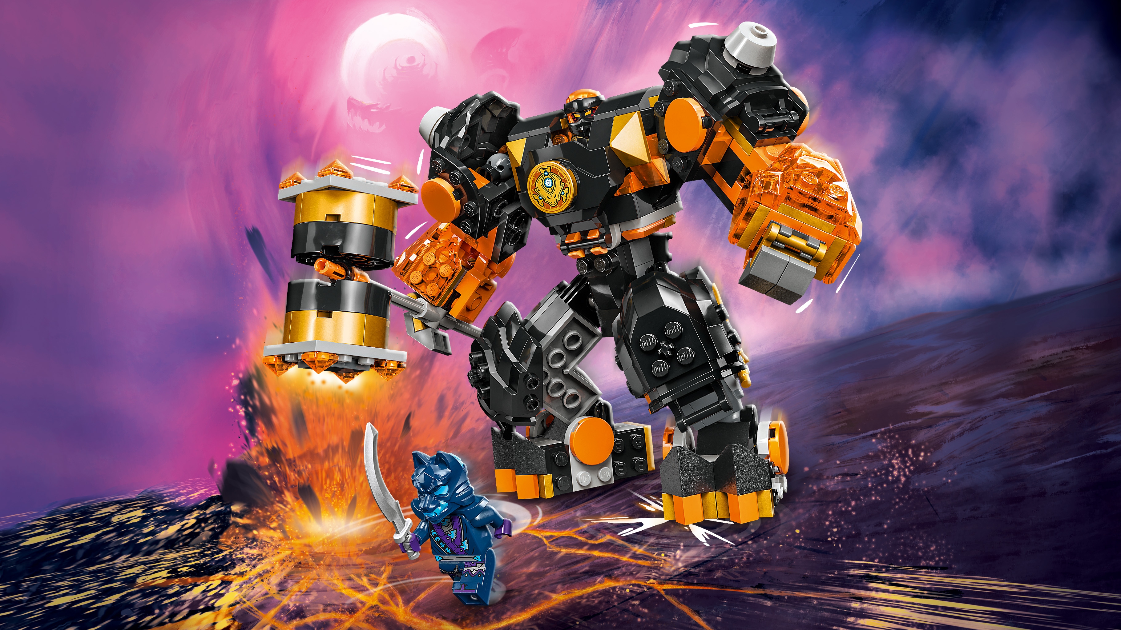 How to Build LEGO Weapons Hammer Golem Lego Compatible 