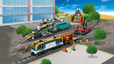 Lego City 60336 Freight Train Speed Build 