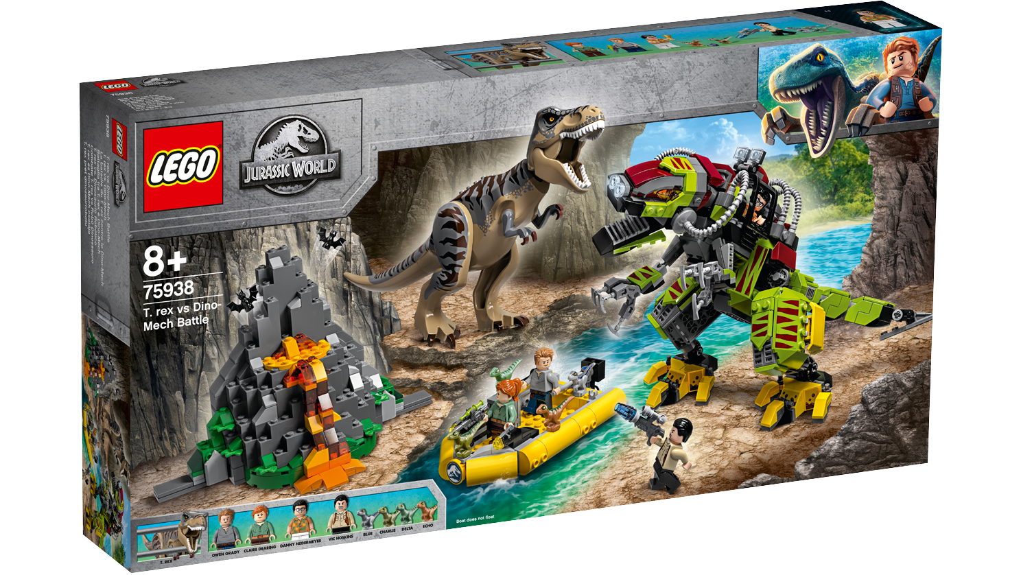 新品未開封 レゴ  ジュラシック・ワールド T-レックス メカ恐竜 75938