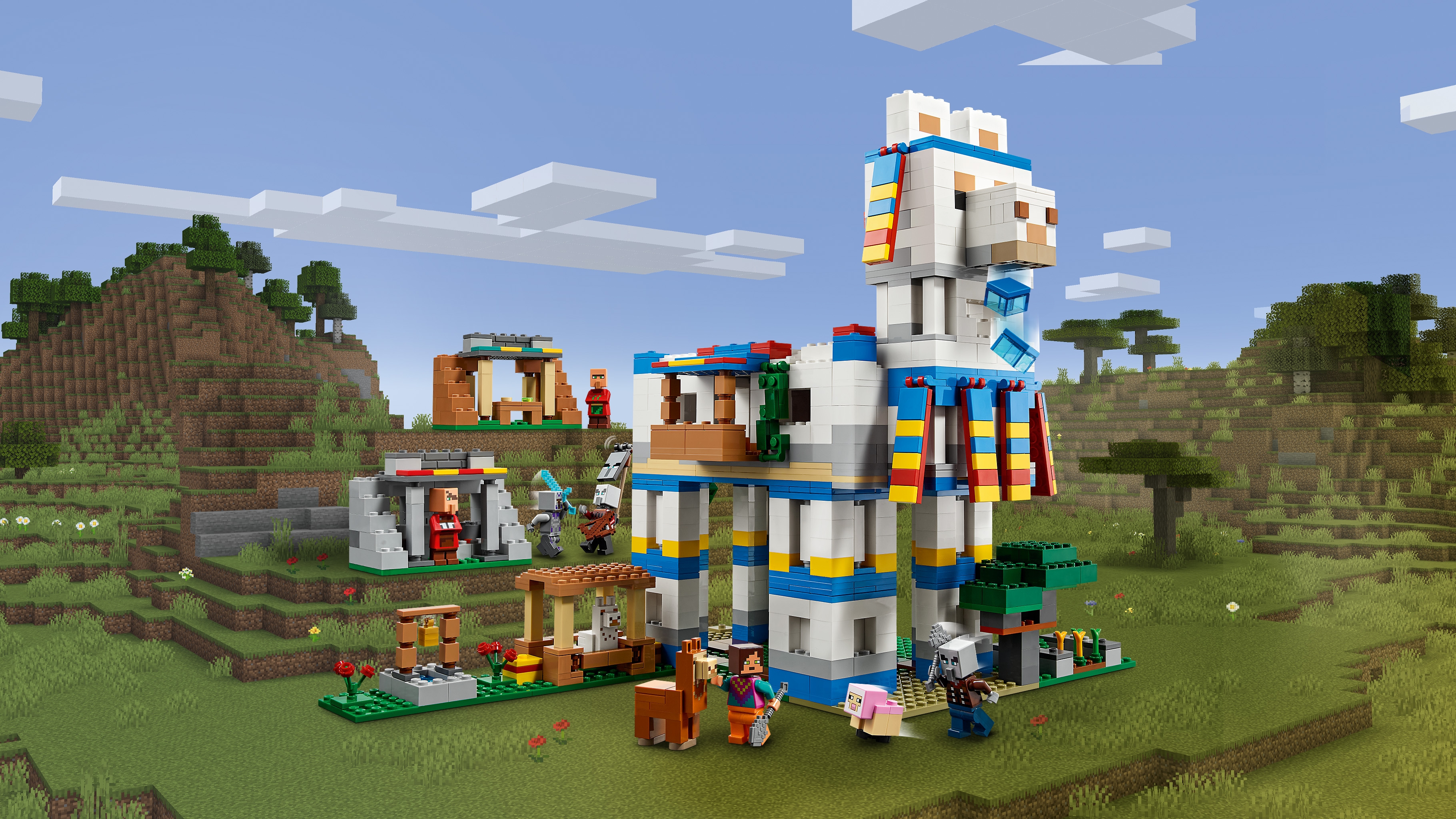The Llama Village 21188 - LEGO® Minecraft™ Sets - LEGO.com for kids