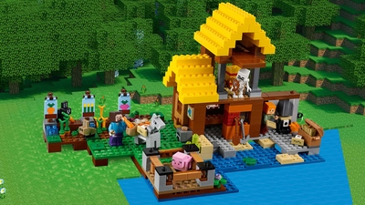 Minecraft Lego sets The Cave and The Farm revealed, Minecraft