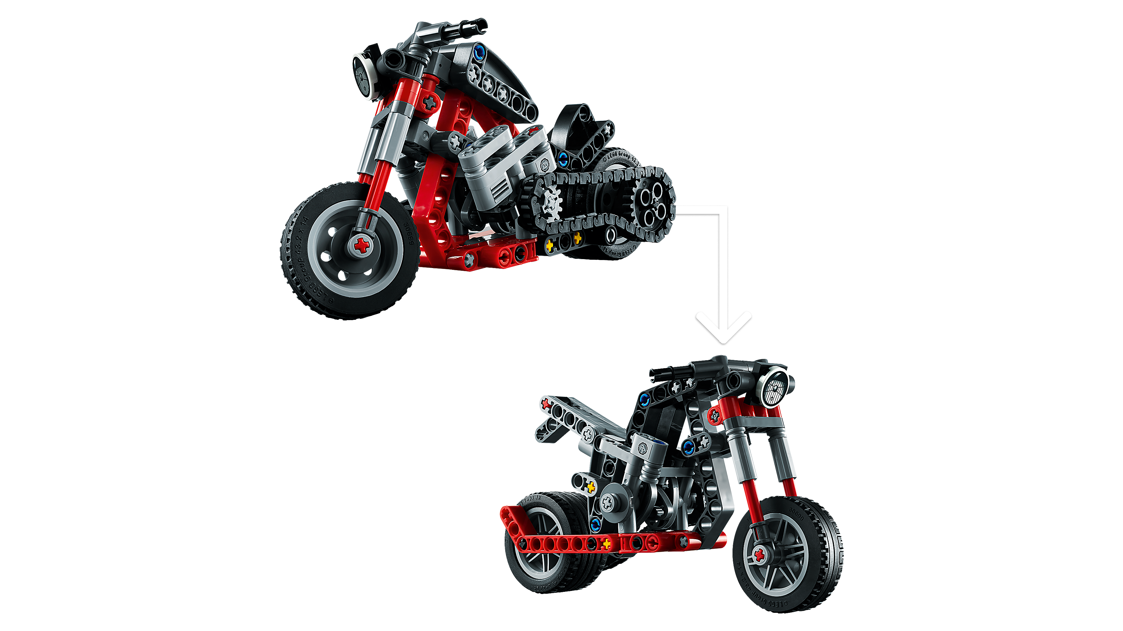 Lego et moto - une histoire qui s'assemble avec Technic.