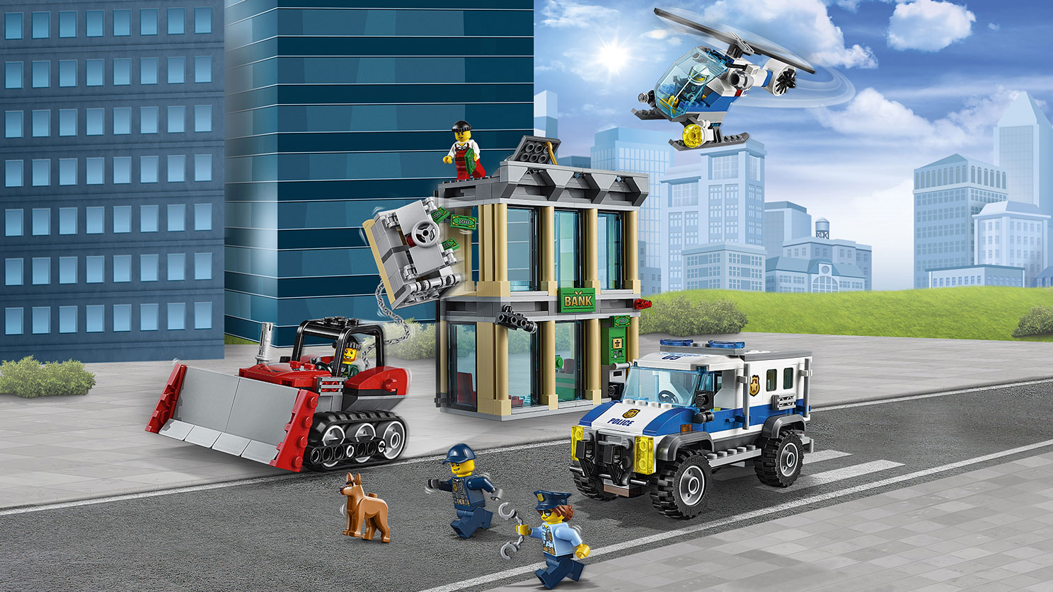 Bulldozer Break-in 60140 - City - LEGO.com for kids