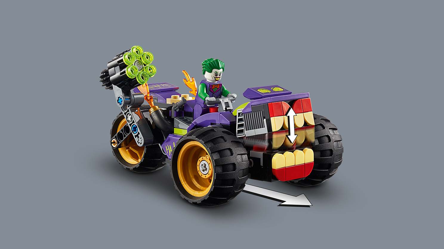 Lego best sale joker trike