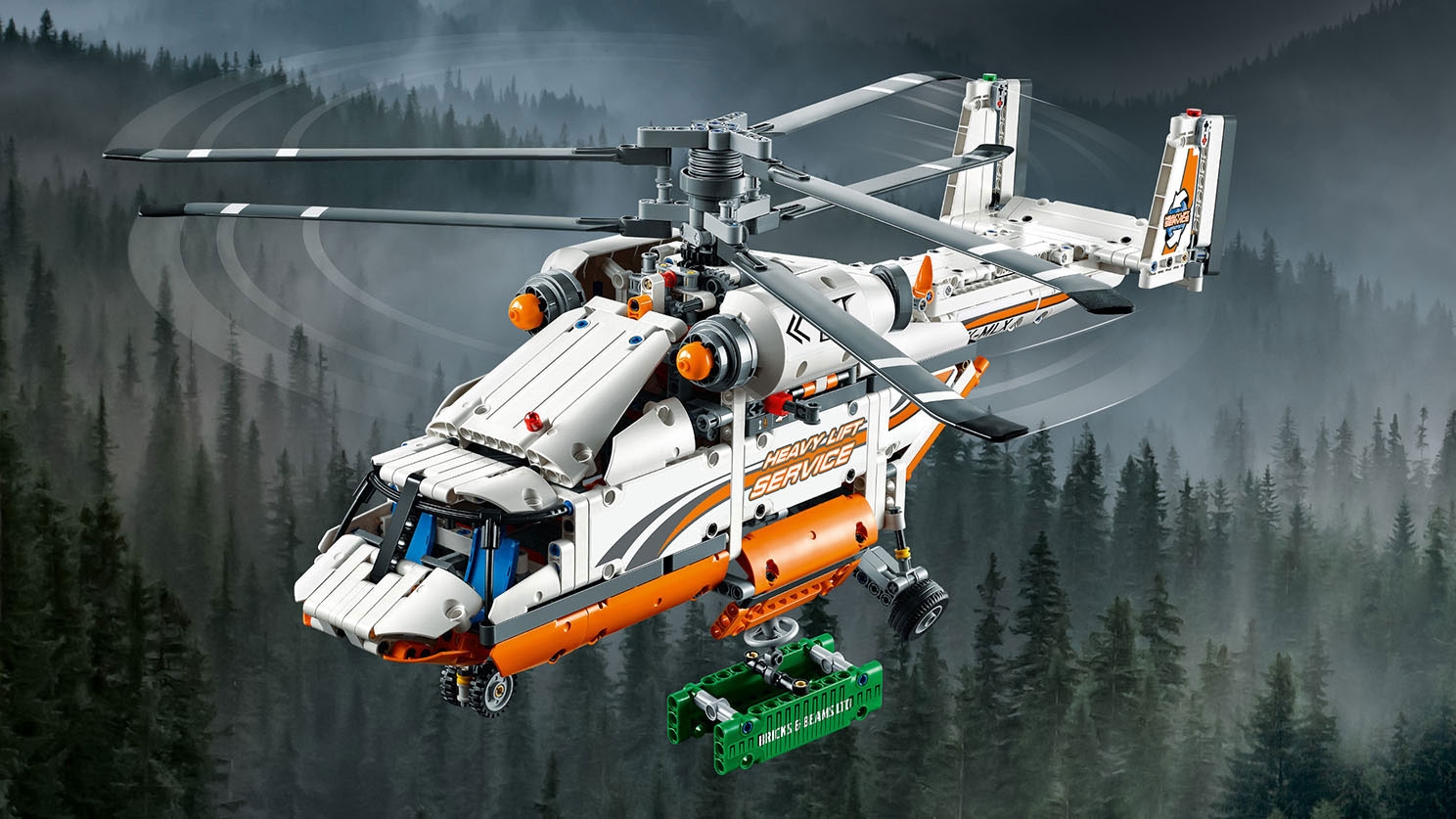 レゴ (LEGO) テクニック ヘビーリフト ヘリコプター 42052-