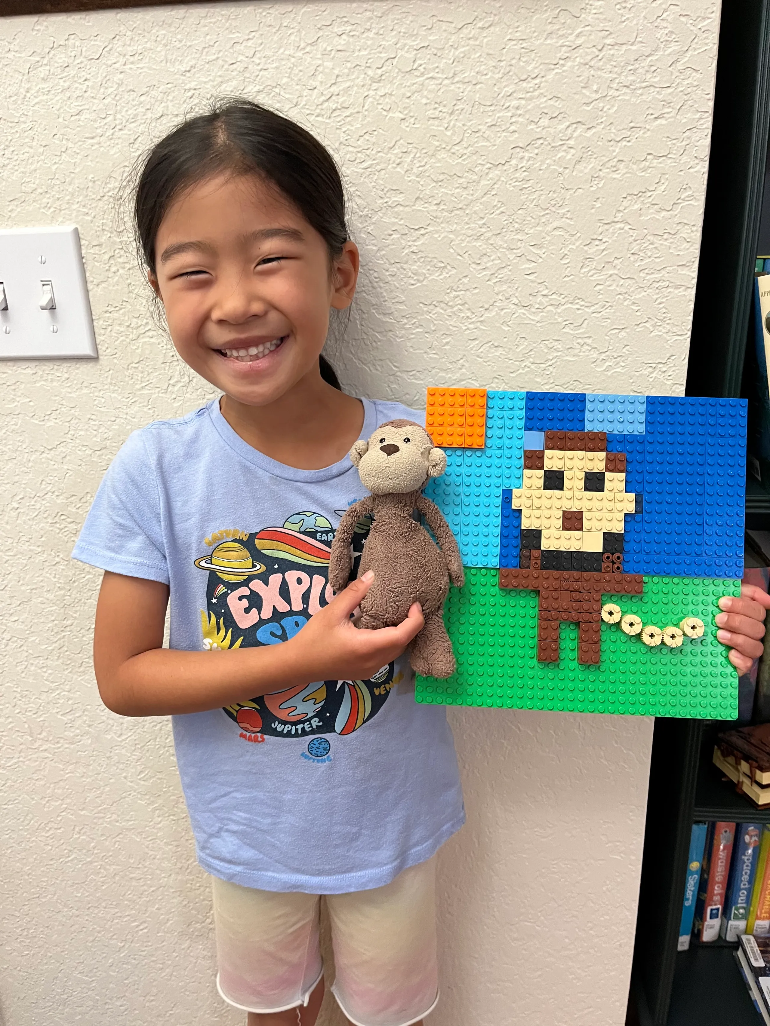 LEGO® portret van een aap