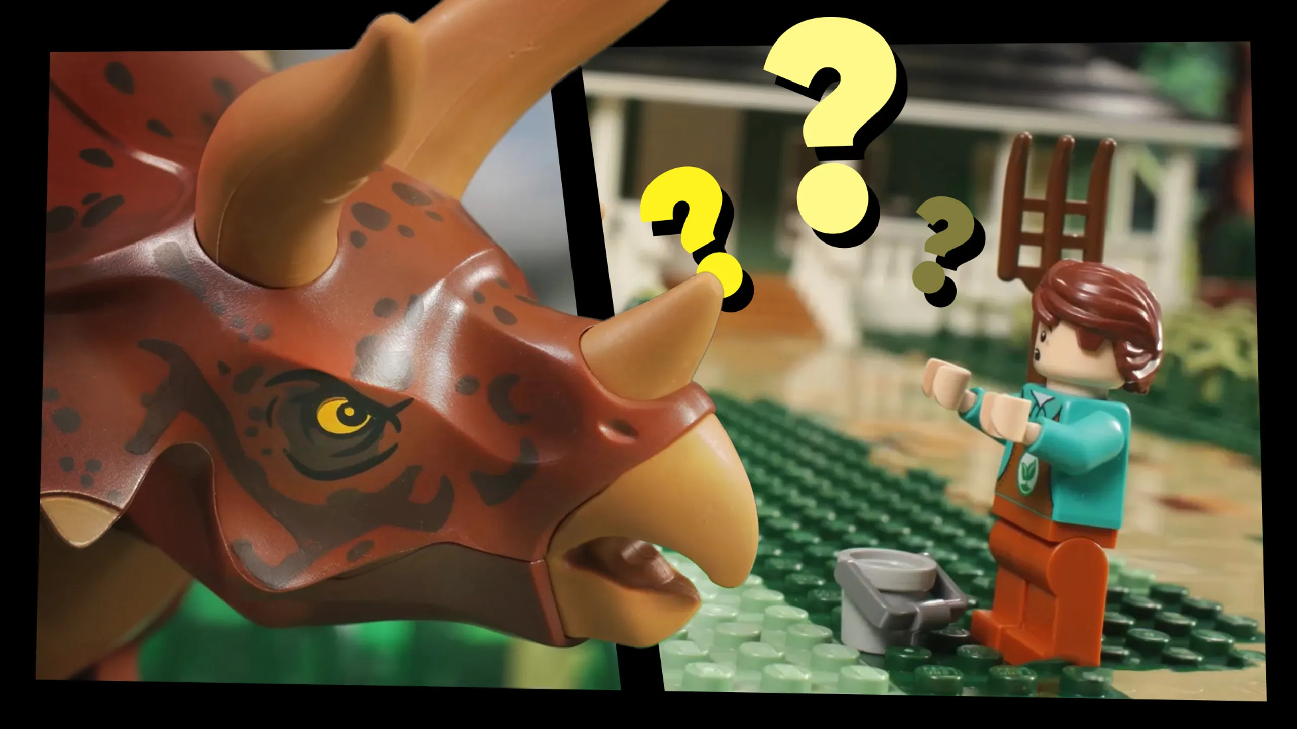 LEGO Jurassic World - Triceratops Chaos Dinosaur Building Toy Inspired by  Jurassic World Movies, New 2019 (75937)
