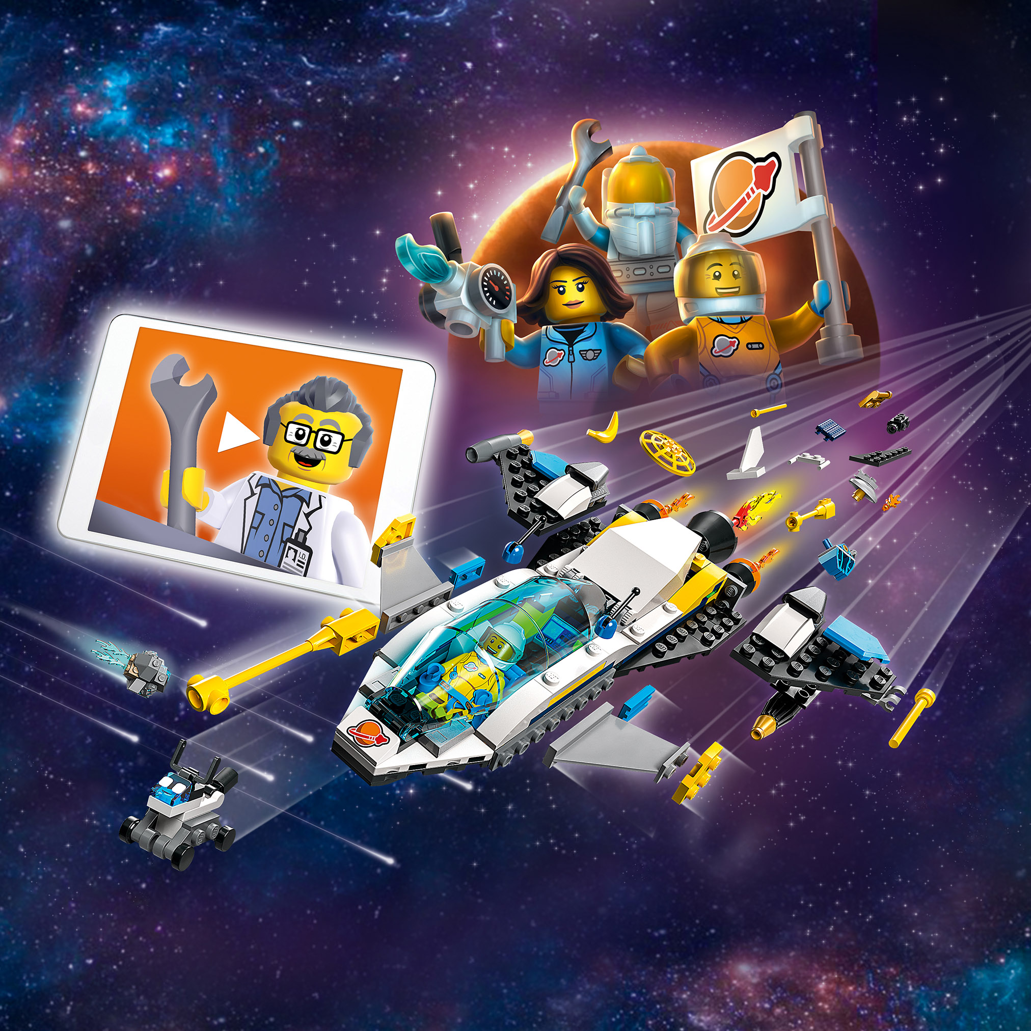 Erkundungsmissionen im Weltraum - LEGO.com für Kinder Videos 
