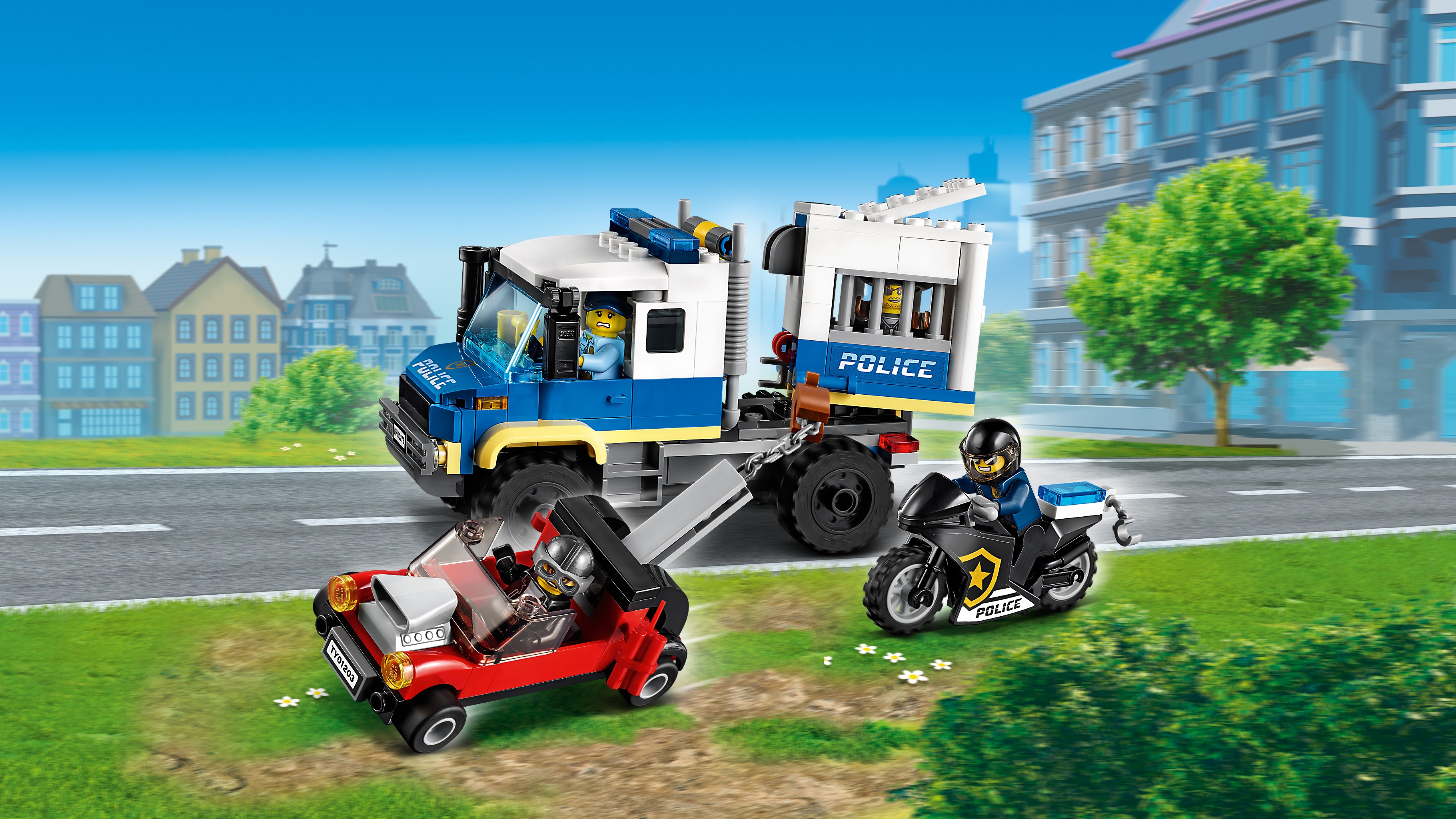 ドロボウの護送車 レゴ シティ セット Lego Comキッズ