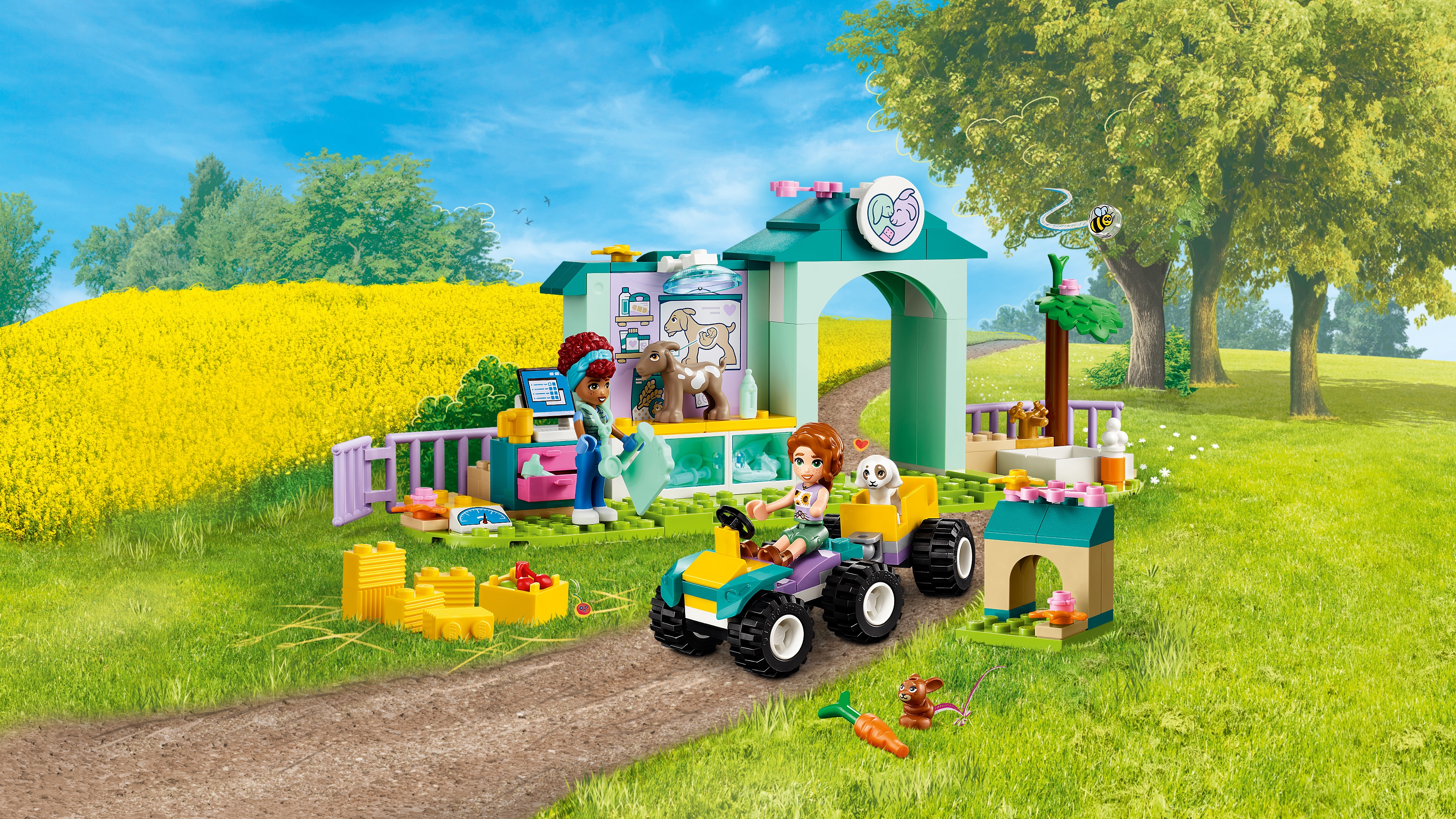 Lego friends barn online set