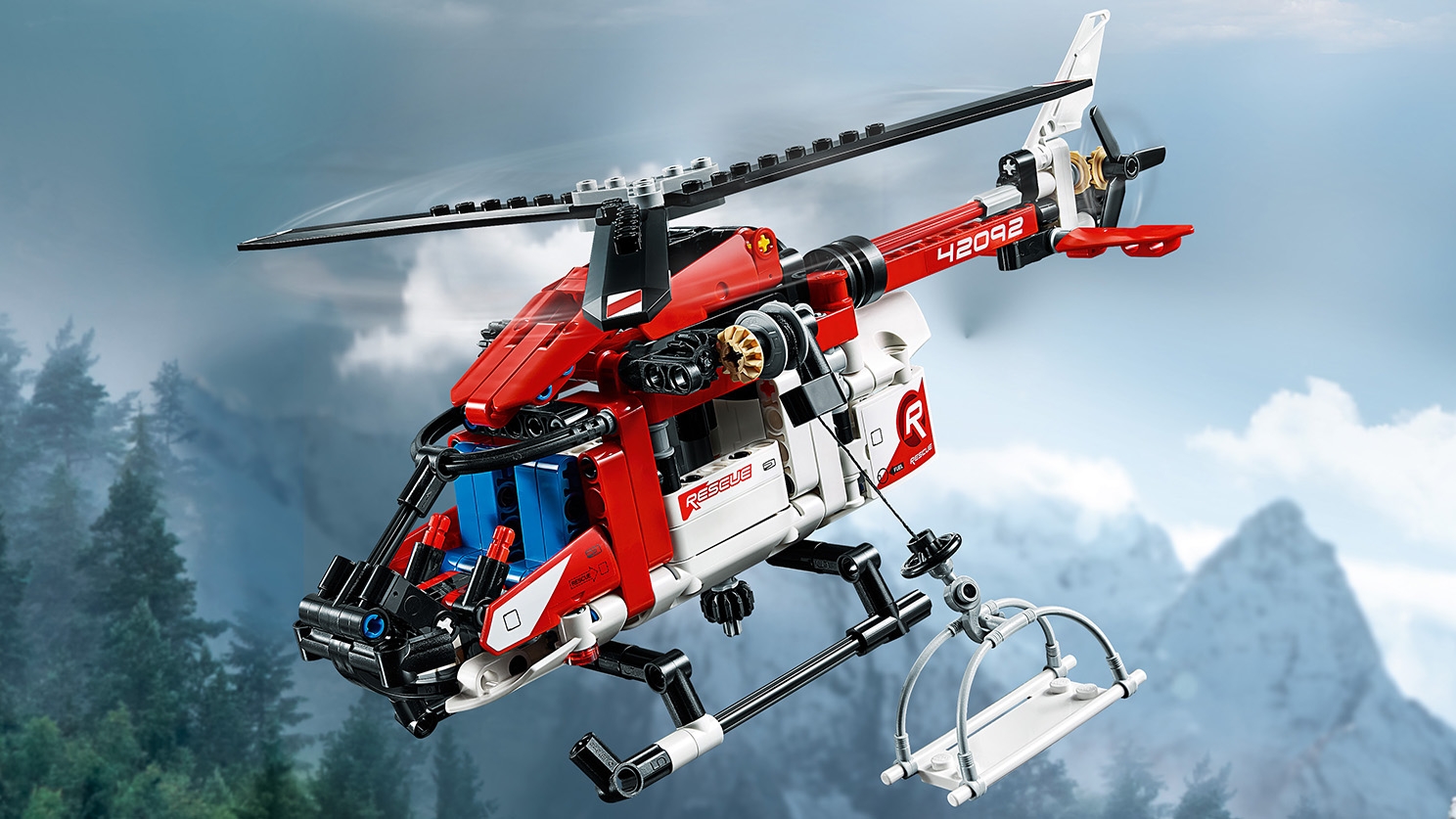 Rescue Helicopter 42092 - LEGO® Technic Sets LEGO.com for kids