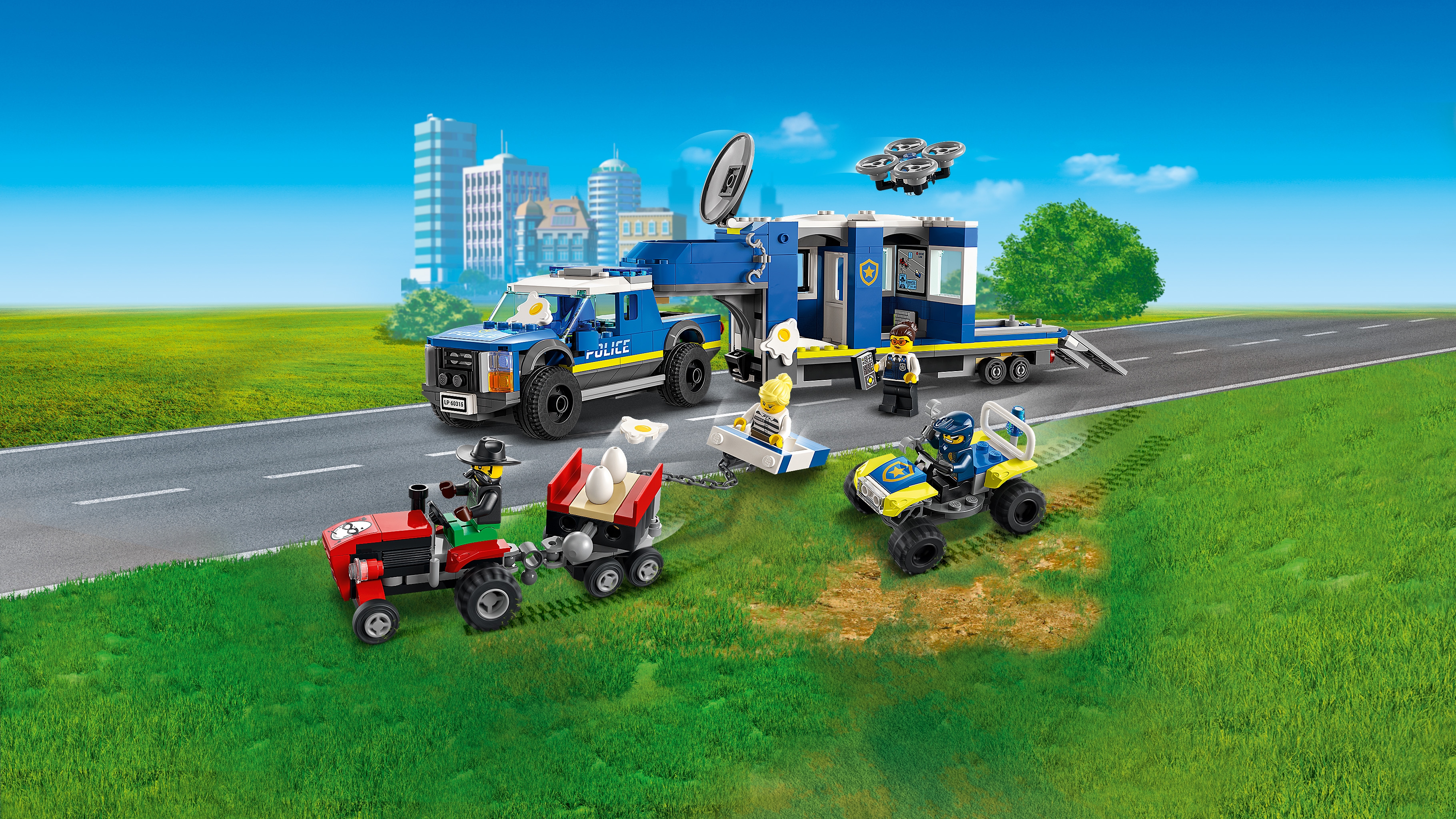 Le camion de commandement mobile de la police - Vidéos - LEGO.com pour les  enfants