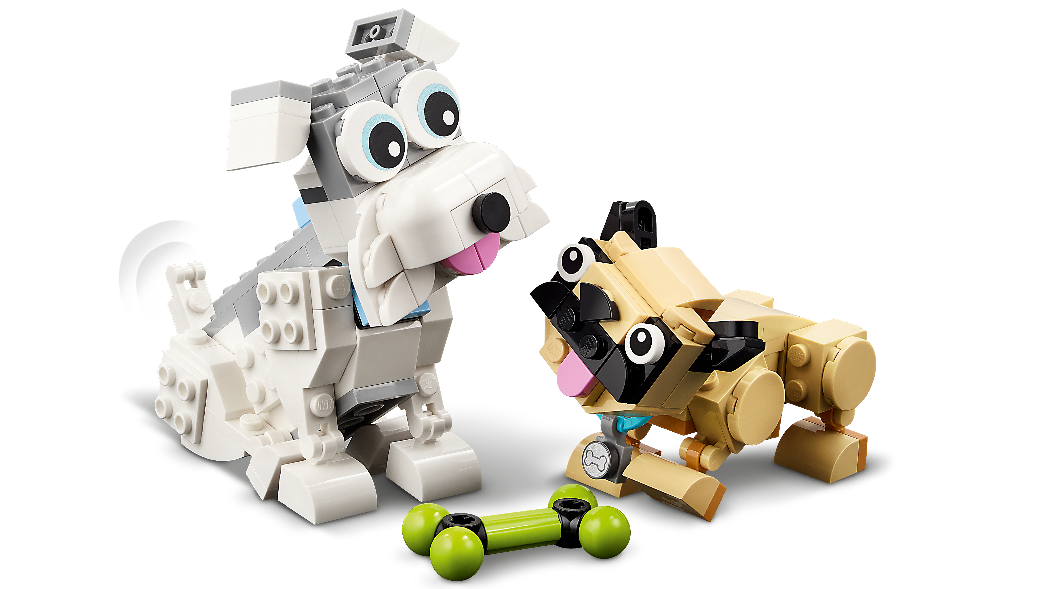 Lego Creator 3 in 1 Adorable Dogs Set with Dachshund, Pug, Animal Building  Toy for Kids - HTUK Gifts