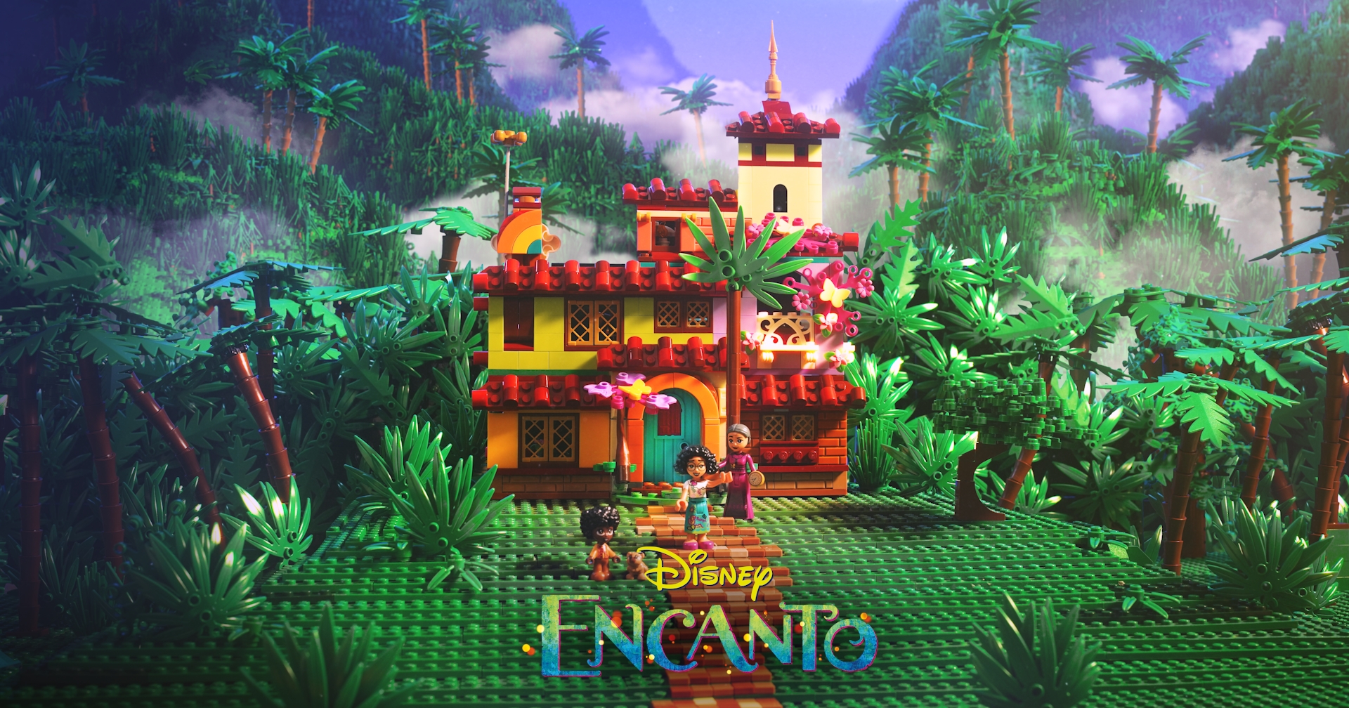 The magical Madrigal house of the LEGO  Disney Encanto poster - LEGO.com  for kids