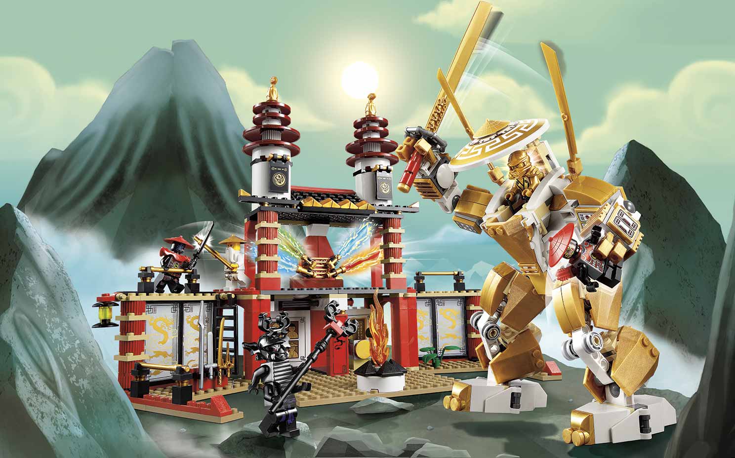 天空の黄金神殿 - ビデオ - LEGO.comキッズ
