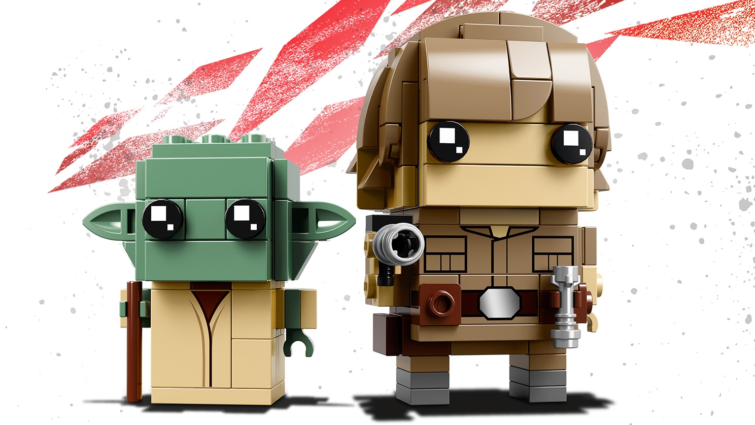 Luke Skywalker™ & Yoda™ 41627 - LEGO® BrickHeadz™ Sets - LEGO.com